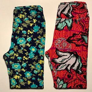 2 pairs of LuLaRoe OS Leggings